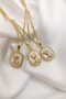 Rose Mother of Pearl Pendant Necklace Women Birthday Gift