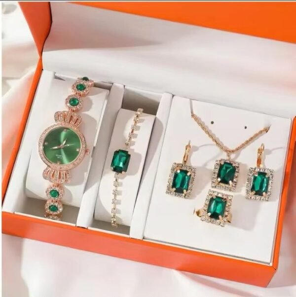 New Women's Quartz Watch Fashion Watch Gift Set - Image 3