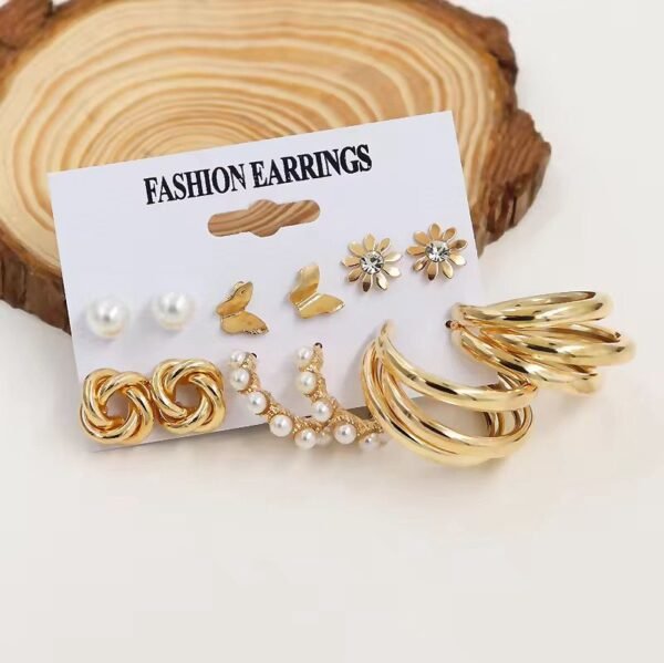 New Trendy Design Women's Clip on Earrings for Woman 2025 Fashion Jewelry - Image 5
