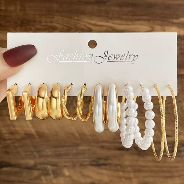 New Trendy Design Women's Clip on Earrings for Woman 2025 Fashion Jewelry - Image 6
