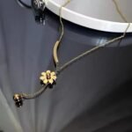 Vintage Luxury 18K Gold Plated Women Stainless Steel Floral Daisy Flower Pendant Collarbone Chain Fashion Jewelry Necklaces - Image 4