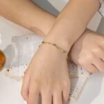 Women Stainless Steel Cuban Chain Punk 18k Gold Plated Gift Colorful Zircon Fashion Jewelry Bracelets - Image 2