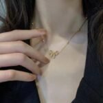 Stainless Steel Bow Necklace Bracelet Earring Set for Women Exquisite  Bow Knot Jewelry Set - Image 7